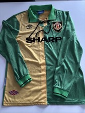 Maillot Manchester United Cantona 7 Umbro Vintage 90s Sharp Manches Longues