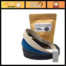 18" Assorted Sharpening Belt Kit - Super Strop Leather Honing Tool, 1 Pack