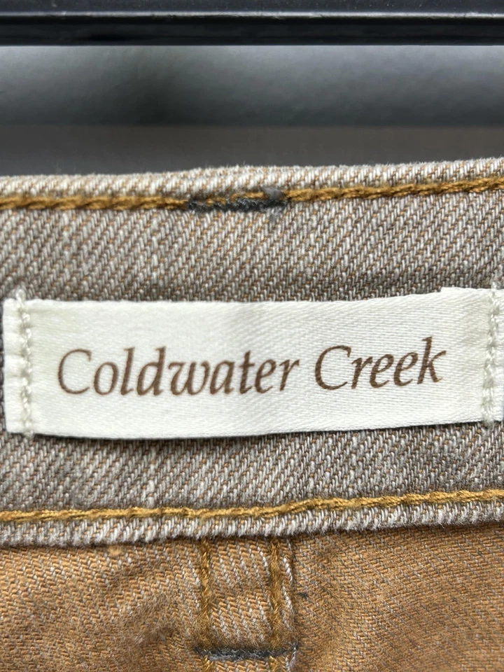 Pantalones Coldwater Creek para mujer 16 pierna recta elásticos tiro alto ropa de trabajo informal Foto 4 de 4