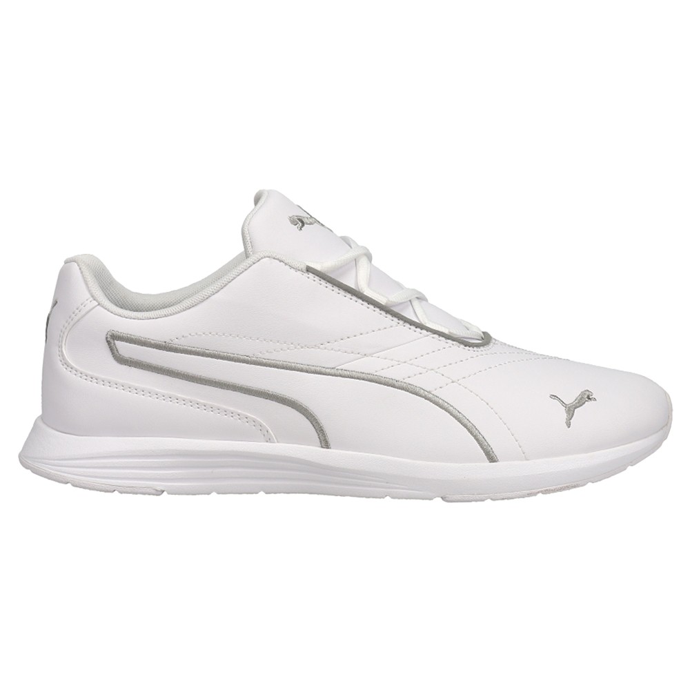 PUMA Ella Lace Up Womens White Sneakers Casual Shoes 193919-01