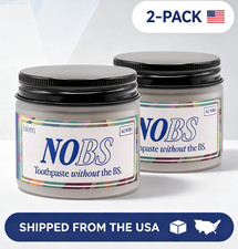 2pc Tablets Toothpaste Nano Hydroxyapatite, Fluoride Plastic Sulfate Free -