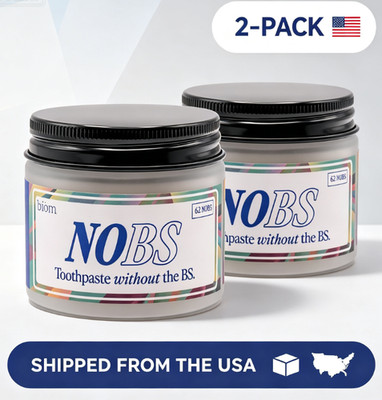2pc Tablets Toothpaste Nano Hydroxyapatite, Fluoride & Plastic Sulfate Free