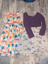 Tea Collection Girls Dresses Size 6 And 7 Bundle Horses