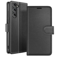 Portemonnaie Etui Galaxy S23 Mit Magnetverschluss Kartenfach Stand