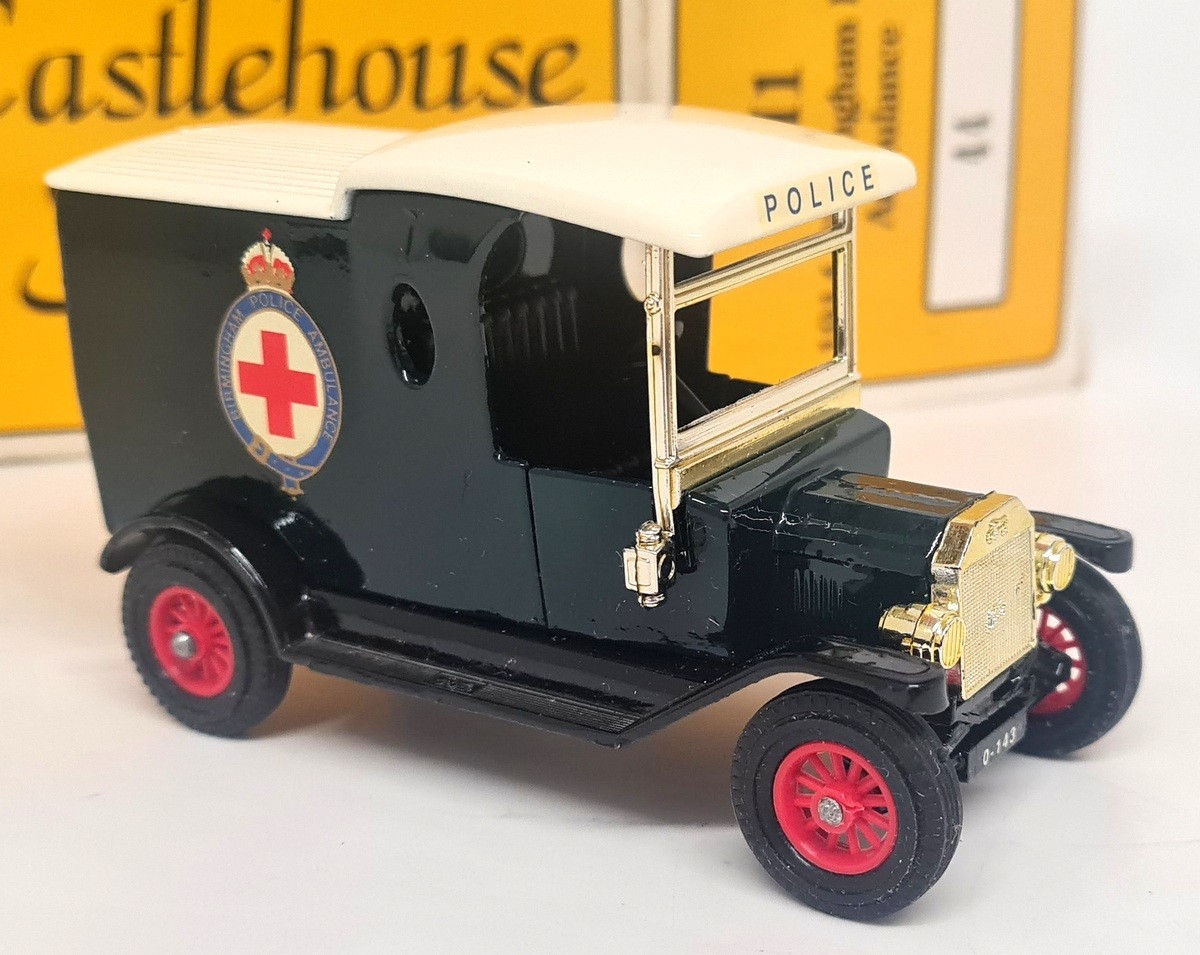 Castlehouse Models Ford Model T Birmingham Police Ambulance CH1 Diecast Car