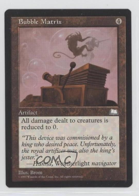 Bubble Matrix Magic: Weatherlight 1997