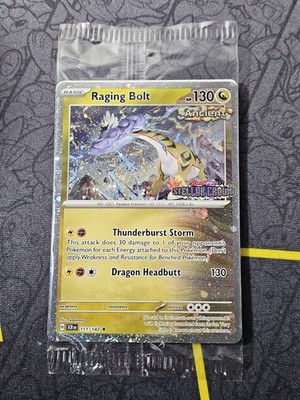 Raging Bolt Stellar Crown Bestbuy Promo Pokemon TCG Card STAMPED Sealed | eBay Raging Bolt Stellar Crown Bestbuy Promo Pokemon TCG Card STAMPED Sealed | eBay