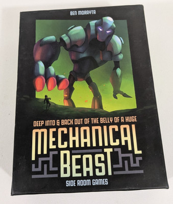 Mechanical Beast Ben Morayta Solo Game Solitaire Side Room Board Game Tiles