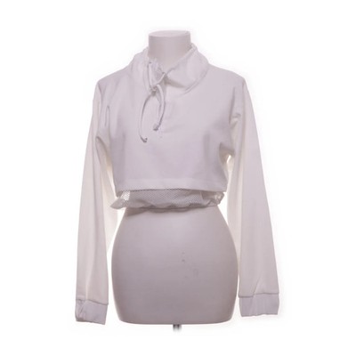 Qu Style, Sweatshirt, Größe: S, 13-0456, Weiß, Polyester, Einfarbig, Damen #kCO