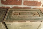 Lot Of Two US WW2 .50 Caliber Ammo Cans  M-2 Ammunition Can Flaming  Bomb Logo — photo 10
