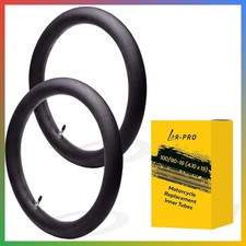 Motorcycle Inner Tubes 100/90-19 4.10x19 Heavy Duty TR4 Valve 2 Pack