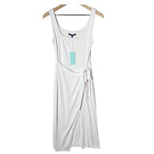 Shore Made In The USA White Tank Wrap Midi Length Dress Women’s M NWT
