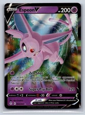 Espeon V 064/203 Holo Ultra Rare Evolving Skies Pokemon Near Mint