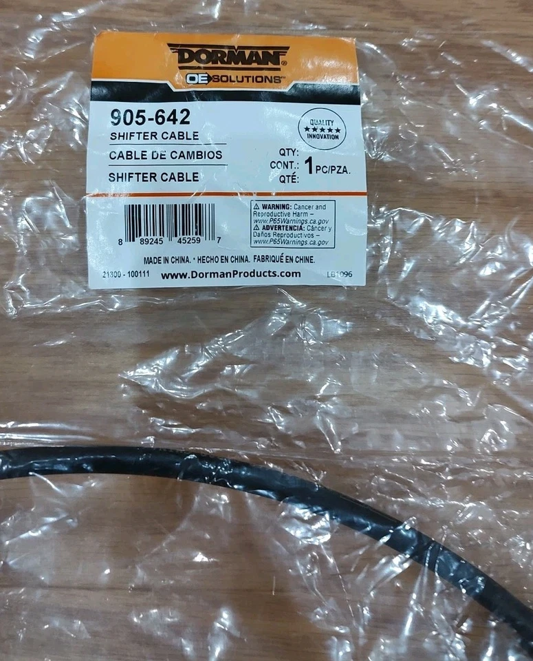NUEVO cable de cambio Dorman 905-642 compatible con 05-10 Pontiac G6 OEM# 23238001 Foto 2 de 4