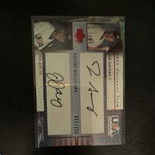Upper Deck 2005 USA Baseball Future Match-Ups Dual Autographs Savery Jay 022/250