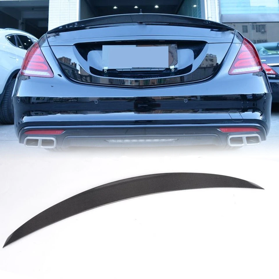 Alerón trasero de fibra de carbono para Mercedes Benz W222 S400 S65 2014-19 Foto 2 de 4
