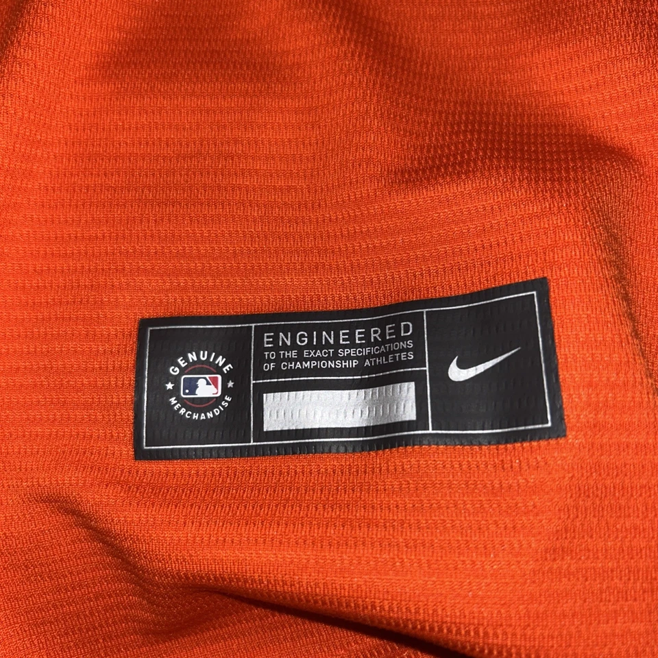 Camiseta Houston Astro Jose Altuve laranja (14-16Y) - Imagem 2 de 4