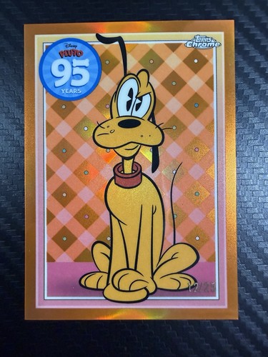 Pluto [Orange] #PL-6 2025 Topps Chrome Disney Pluto Anniversary card