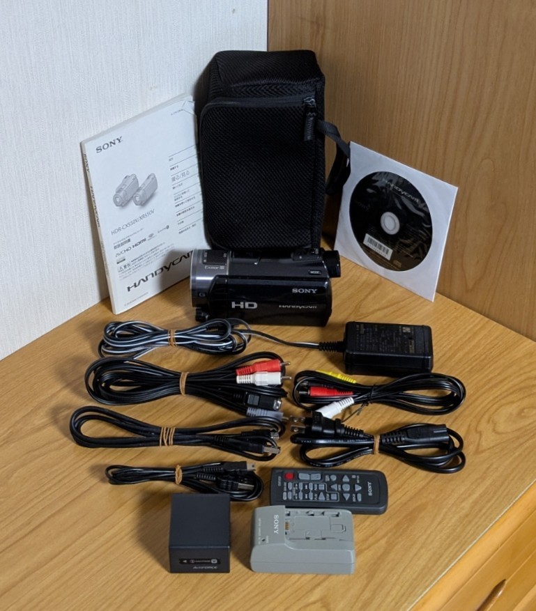 SONY HDR-CX550V Handycam Camcorder NightShot Full HD Japanese only