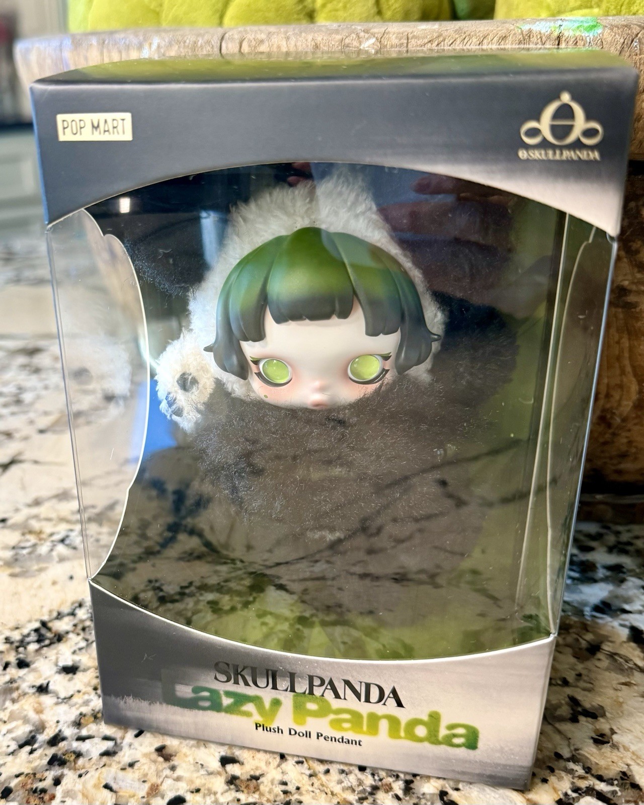 NIB Sealed SKULLPANDA Lazy Panda Plush Doll Pendant