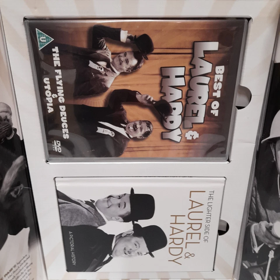 The Flying deuces & Utopia + Lighter Side Of Laurel And Hardy-Dvd & Book Set - Image 3 of 4