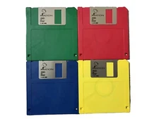 One Floppy Disk 1.44 Mb 3.5 Inch (with Label)