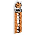 10 x "Freshly Baked Cookies" advertising super flag swooper banner business sign