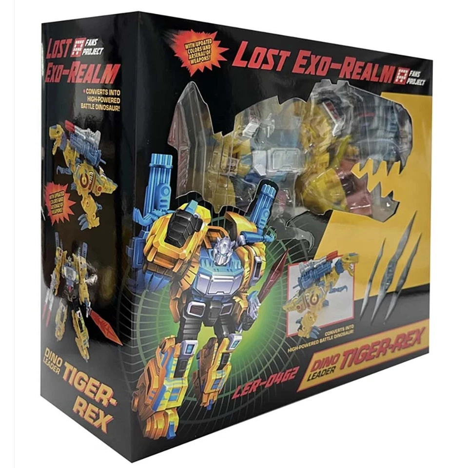 FansProject FPJ LER-04 LER04 Grimlock Dinosaur G2 Action Figure toy in stock - Image 3 of 4