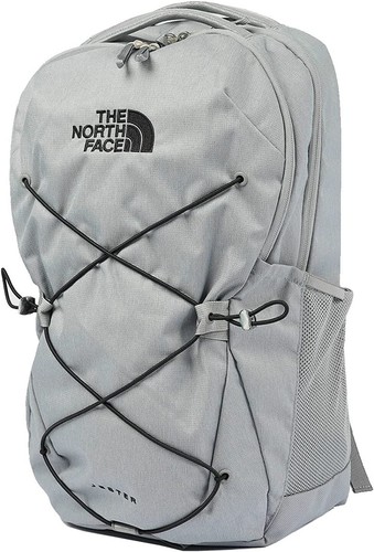 north face jester backpack mid grey dark heather