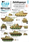 Star Decals 35-C1062, Decal Befehlspanzer # 6, 1:35