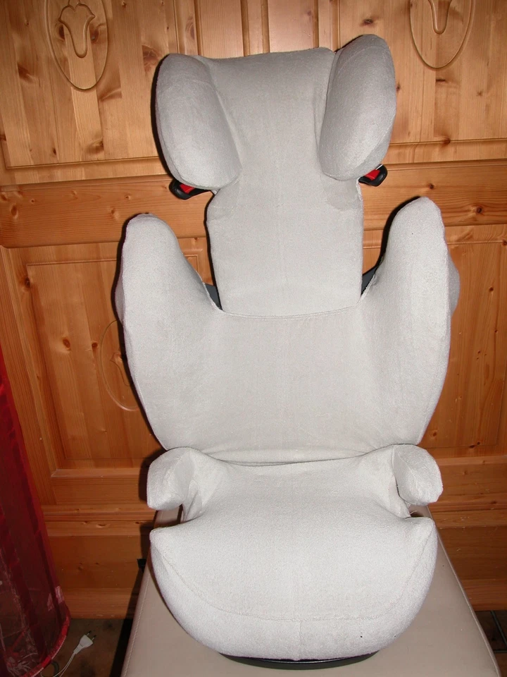 EKO Sommerbezug Schonbezug Frottee f. Cybex Solution M, M-Fix, S-Fix, M SL blaugrau