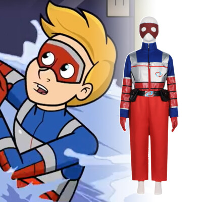 The Adventures of Kid Danger Henry Hart Kostüm Halloween Erwachsene Kinder Anzüg