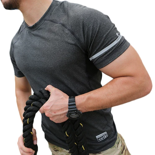 Camiseta táctica para hombre Emerson manga corta aire libre secado rápido gimnasio camisa senderismo - Imagen 4 de 14