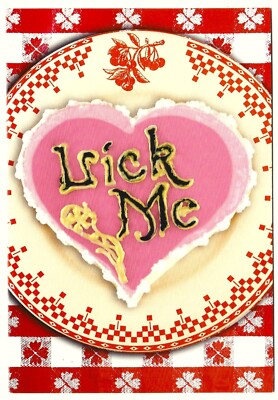 Valentinstag Grußkarte Humorvoll Sexy Leck mich Happy Valentines Humor Spaß