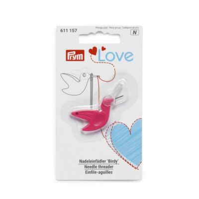 Prym Love Nadeleinfädler rosa ''Birdy''