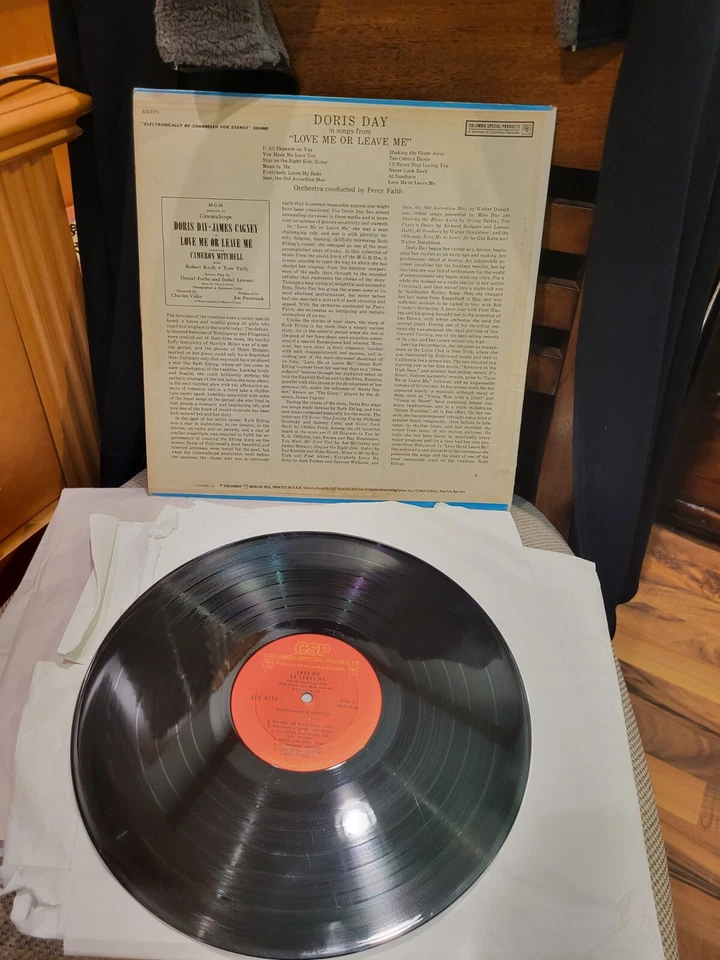 Doris Day Love Me or Leave Me LP 1955 Columbia CL-710 Percy Faith VG+/EX S.Track - Image 4 of 4