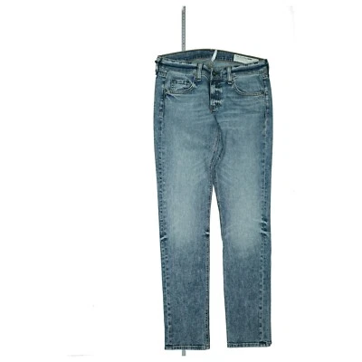rag & bone DRE Damen Jeans Hose stretch Slim Skinny low 34 W25 L30 used Blau NEU - Bild 1 von 4