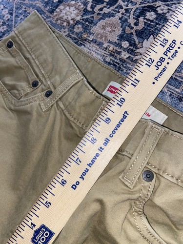 Levi's Boys' 511 Slim Fit Khaki Pants Soft Brushed  Size 18 Reg 29x29 - Picture 8 of 9