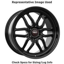 Weld Racing S15970089P42 Laguna 6 Drag 17"x10" Wheel - Gloss Black