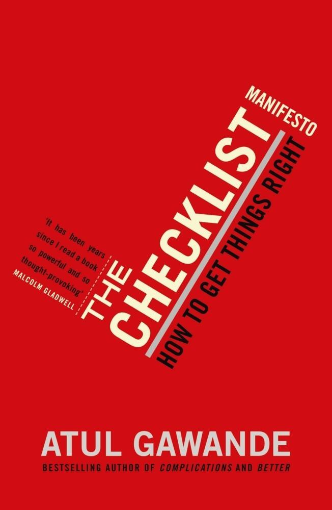 Thumbnail - The Checklist Manifesto Atul Gawande