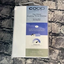 Coop Home Goods 60x50" Cloud Modern Solid Spandex Knitted Cooling Throw Blanket