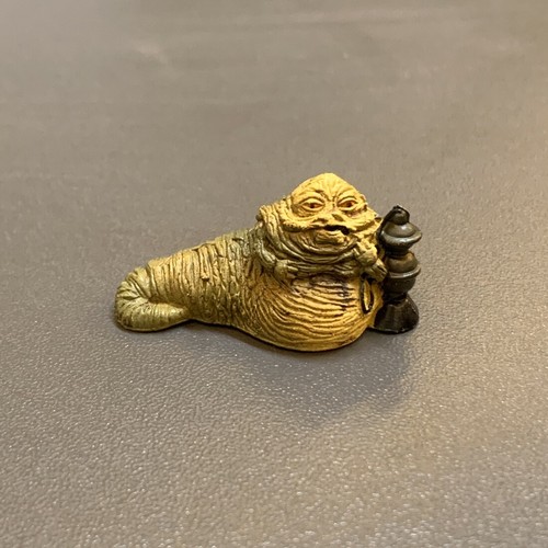 2X 2005 Disney Collector Packs Star Wars Park Series 4 Jabba the Hutt FIGURA JUGUETE - Imagen 4 de 9