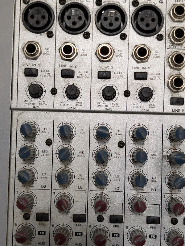 Behringer Eurorack Ub1204fx-pro 12 Channel Mixer for sale Behringer Eurorack Ub1204fx-pro 12 Channel Mixer for sale