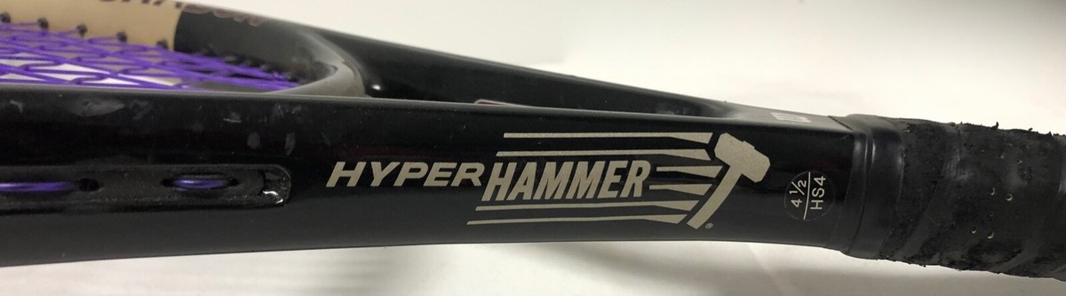 WILSON HYPER HAMMER 3.3 CARBON 115 OVERSIZE 4 1/2 GRIP TENNIS