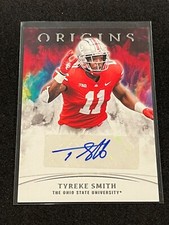 2022 Panini Chronicles Origins Draft Picks Football Tyreke Smith Auto #OA-TSM