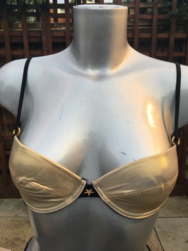 ❤️ PRICE REDUCED ❤️Wholesale 65 Gold Black Bra And Knickers Set Now £150.00 - Picture 3 of 5