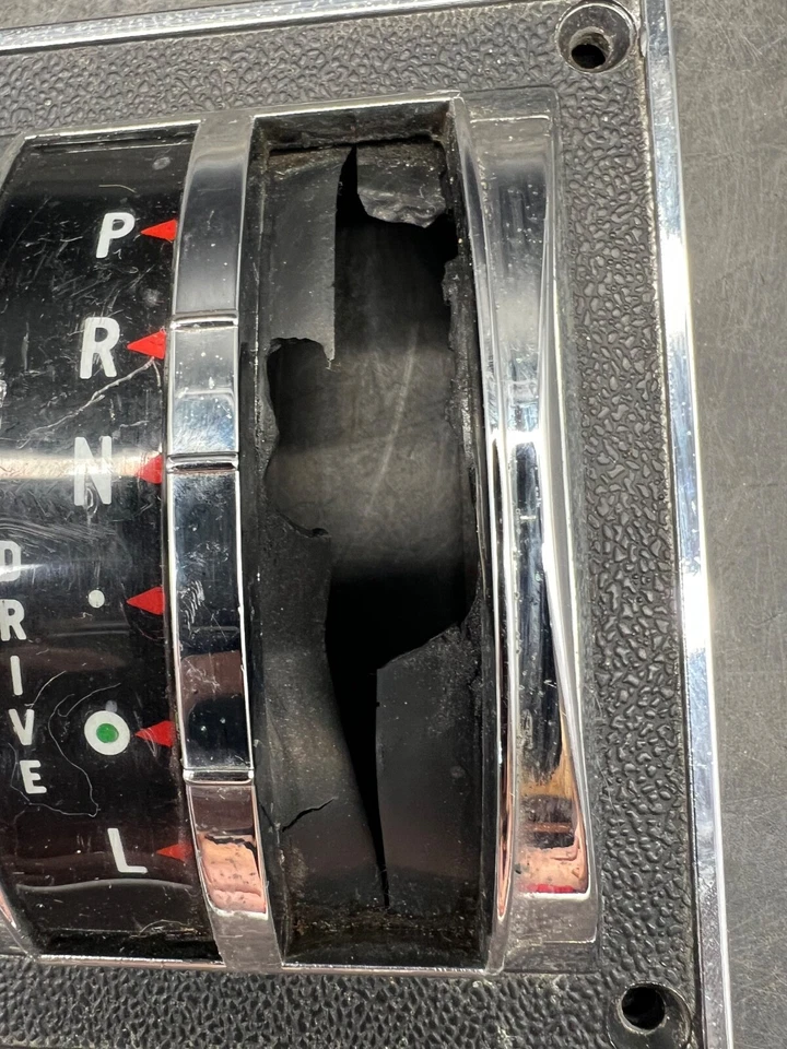 Ford Mustang Cruise-O-Matic 1964-1966 palanca de cambios selector bisel cubierta bota Foto 2 de 4