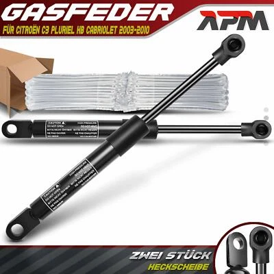 2x Gasfeder Heckscheibe Dämpfer für Citroën C3 Pluriel HB Cabriolet 1.4L 1.6L