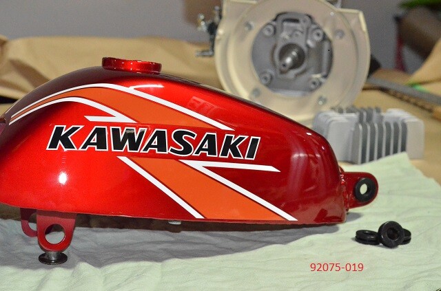KAWASAKI G4TR KV75 F7 FUEL TANK RUBBER CUSHION DAMPERS x 4 | eBay
