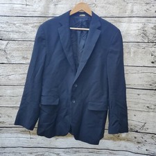 Banana Republic Black Modern Fit Blazer Size 40R Made In Italy